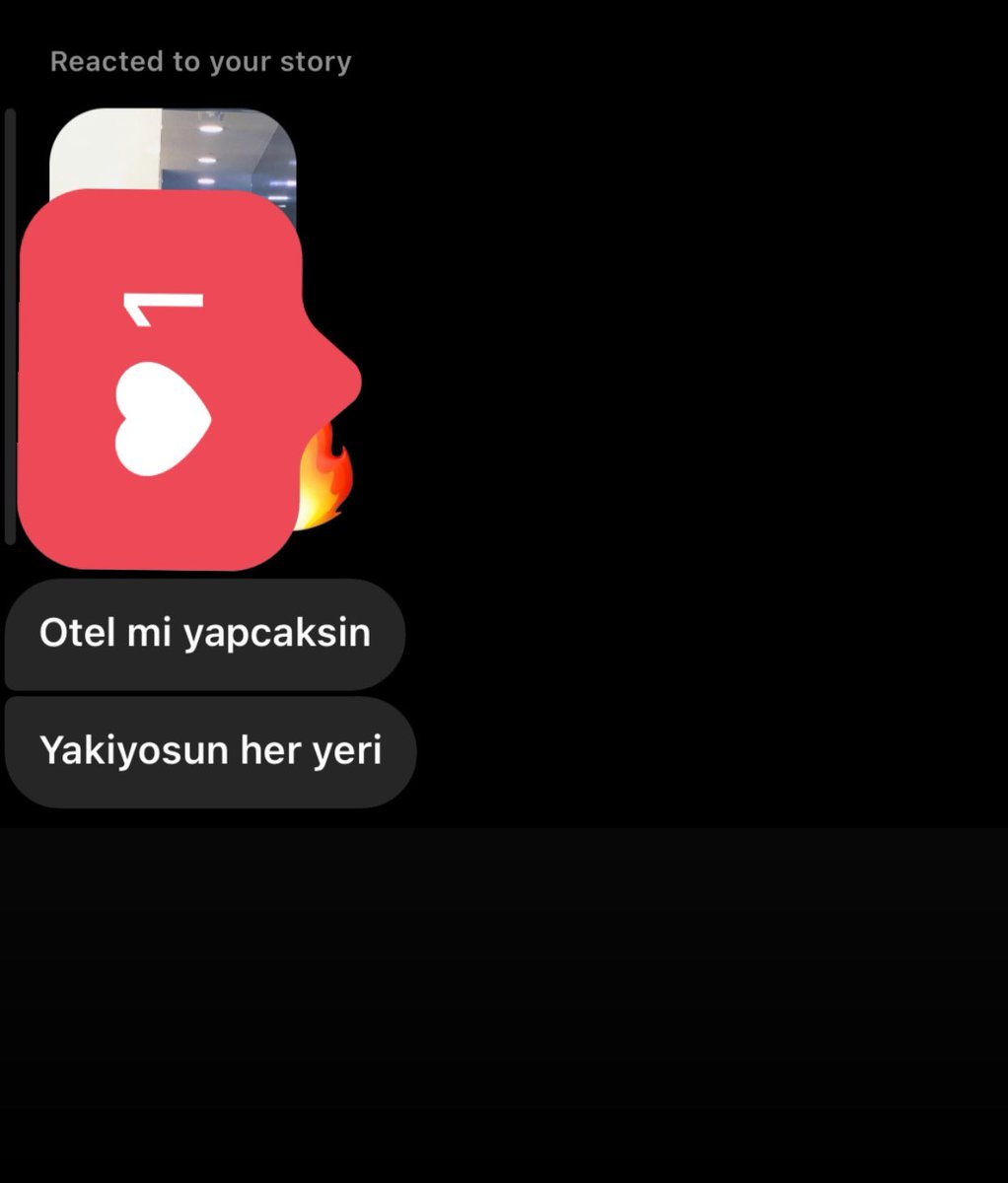 Reacted to your story Otel...