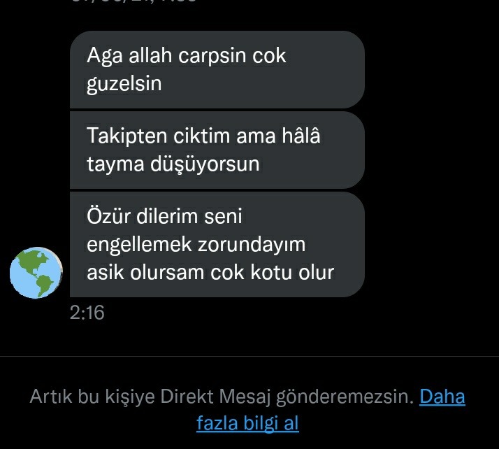 Aga allah carpsin cok...