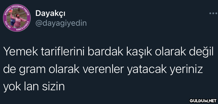Dayakçı @dayagiyedin Yemek...