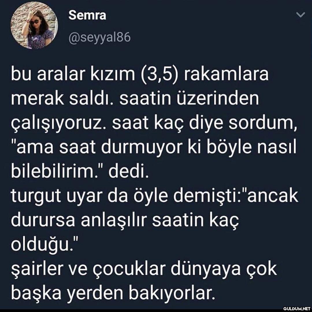 Semra @seyyal86 bu aralar...