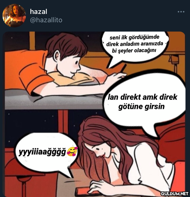 hazal @hazallito seni ilk...