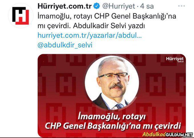 Abdülkadir Selvi'nin...