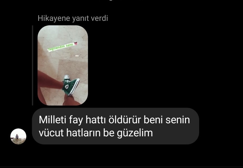 Hikayene yanıt verdi...