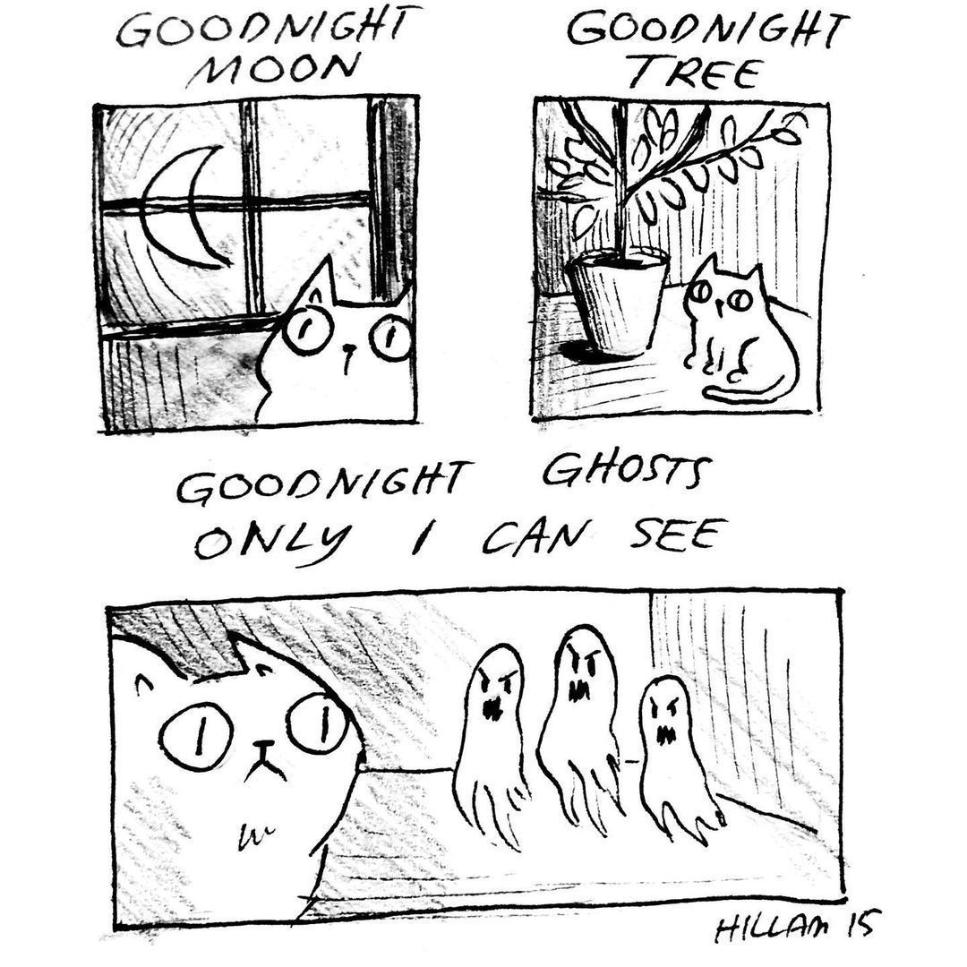 Nighty night👻⠀ ✍🏻...