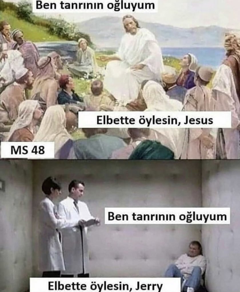 Ben tanrının oğluyum...