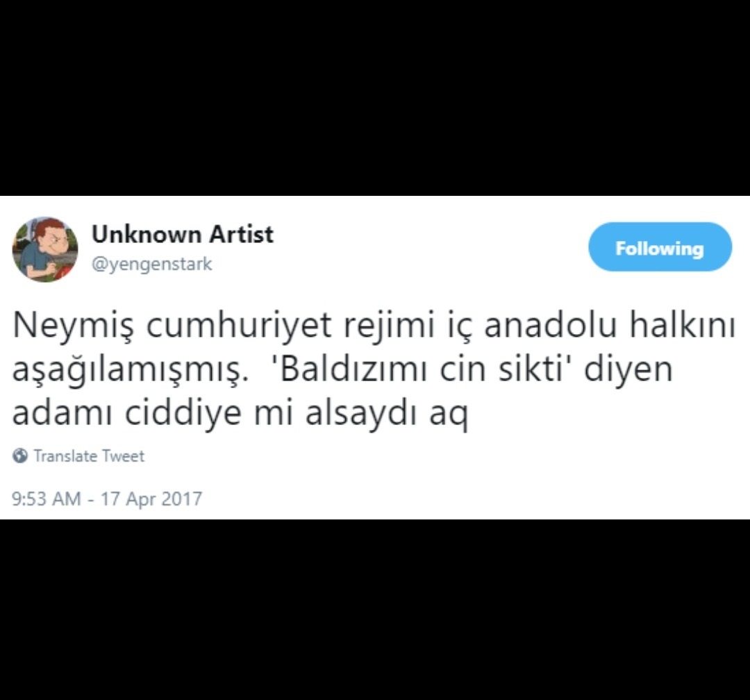 Unknown Artist Following...