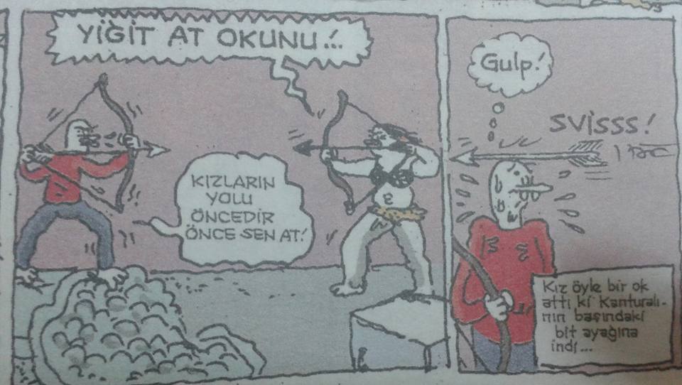Yiğit at okunu!… 
-Gulp...