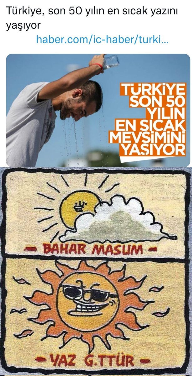 - Son 50 yılın en sıcak...