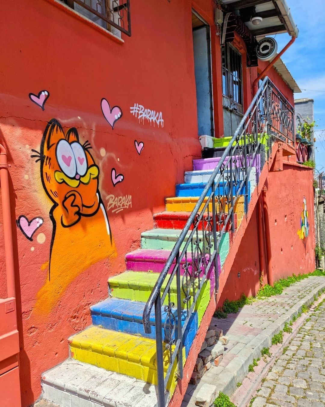 Colourful streets 🌈 Follow...