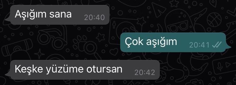 derin bi sevgi gösterme...