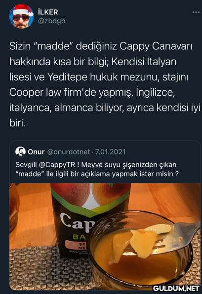 İLKER @zbdgb Sizin "madde"...