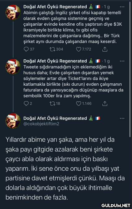Doğal Afet Öykü...