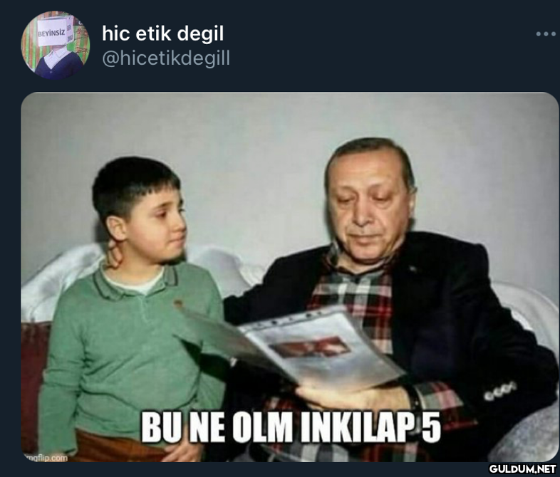 hic etik degil...