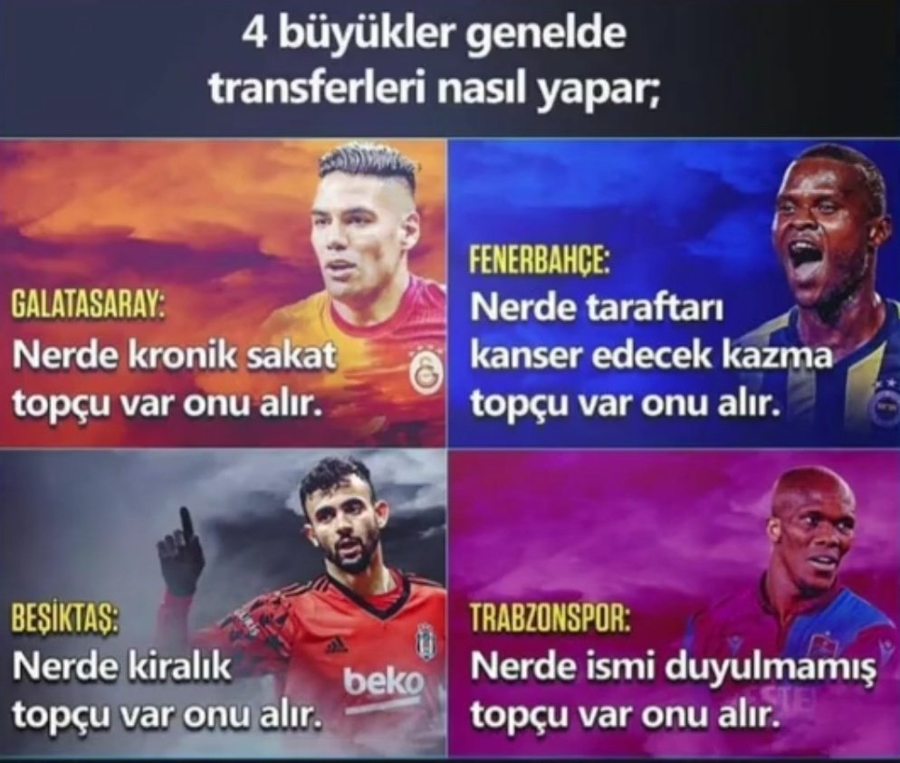 4 büyükler genelde...