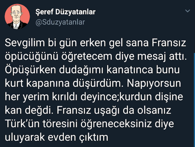 Ahahahah    Şeref...