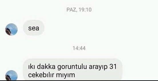 PAZ, 19:10 sea 14:44 ikı...