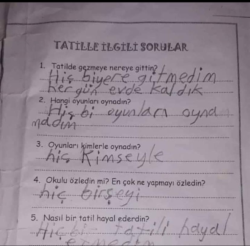 Son 2 yılımın özeti   ...