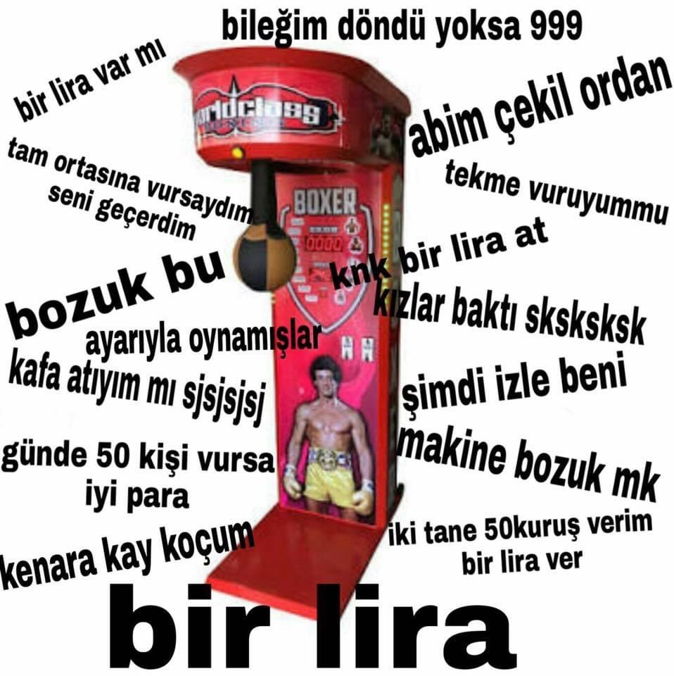 Bir lira..    bileğim...