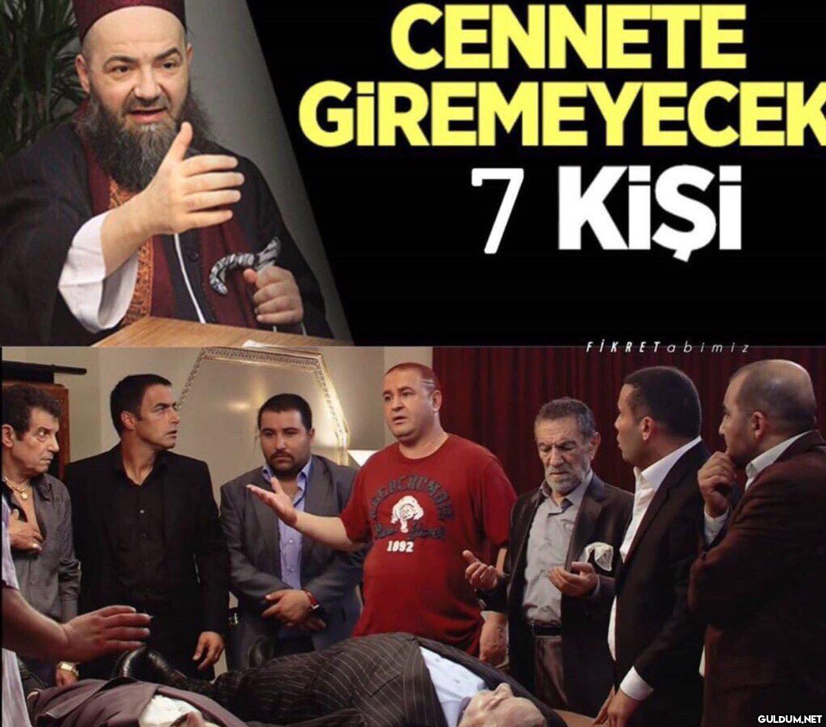 CENNETE GİREMEYECEK 7 KİŞİ...
