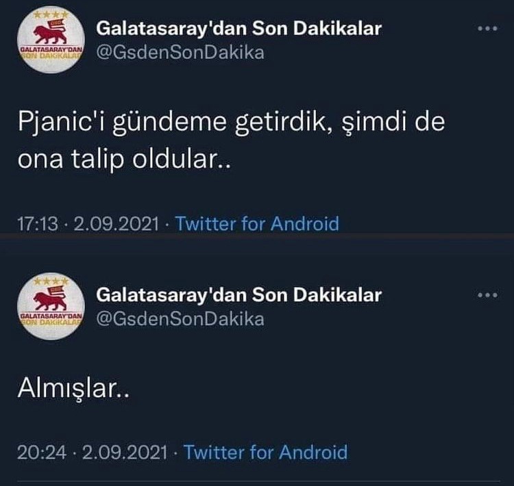 Galatasaray'dan Son...