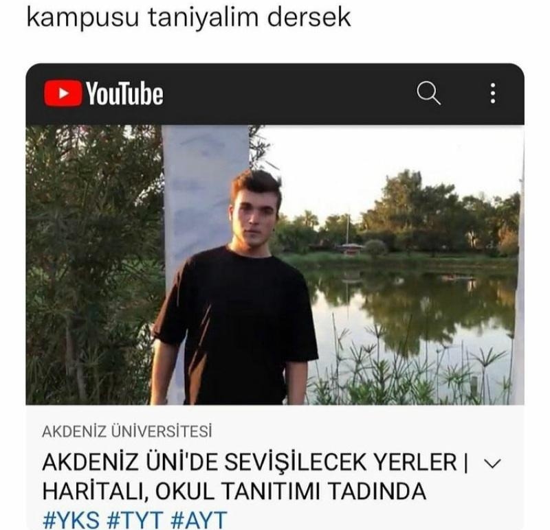 kampusu taniyalim dersek...