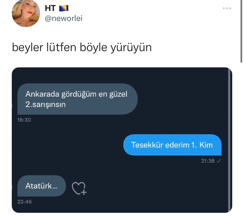 HT N @neworlei beyler...