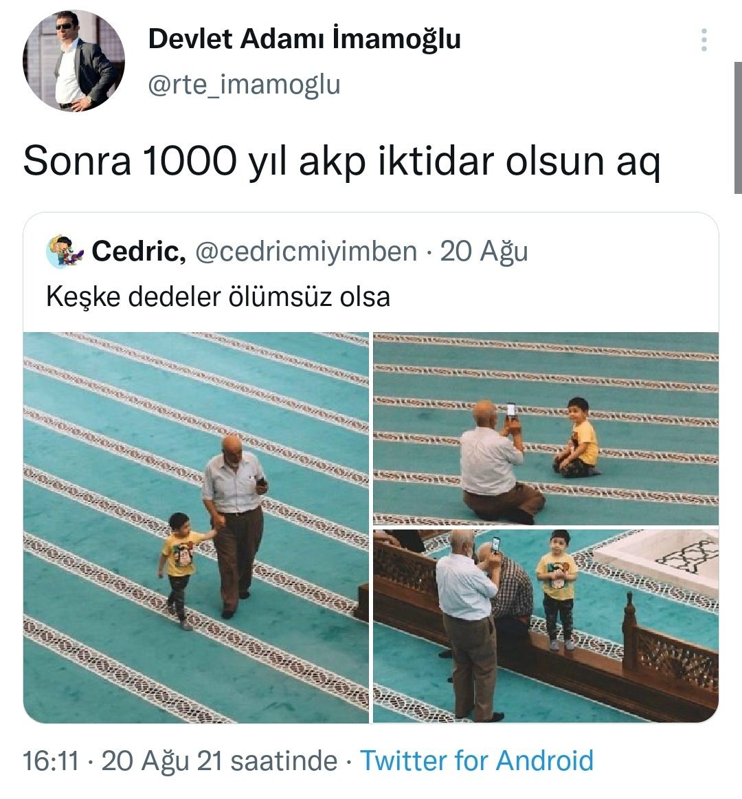 Devlet Adamı İmamoğlu...
