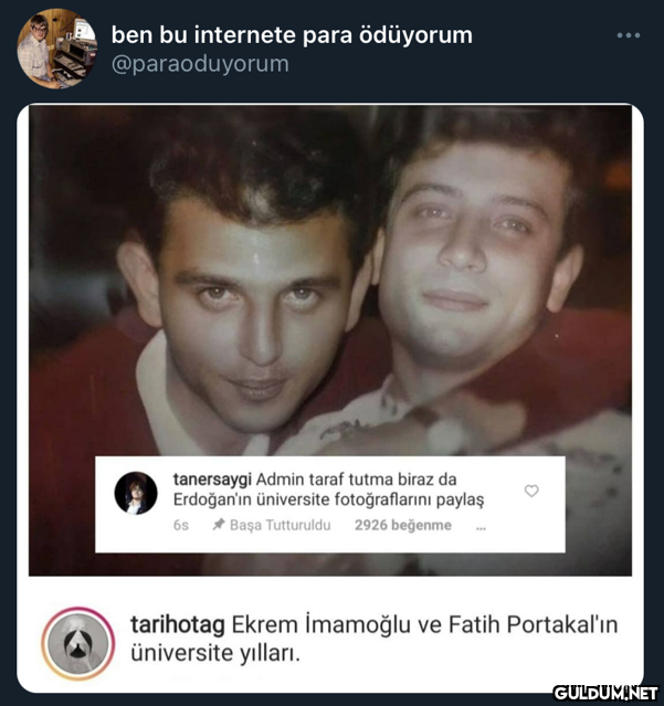 ben bu internete para...