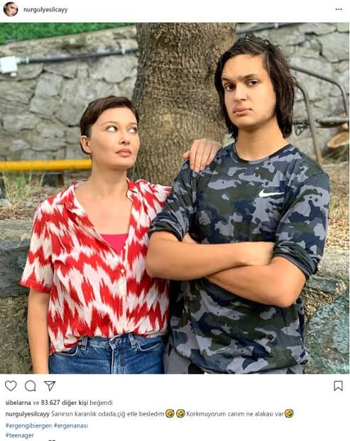 Nurgül Yeşilçay'ın oğlu...
