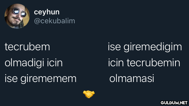 ceyhun @cekubalim ise...