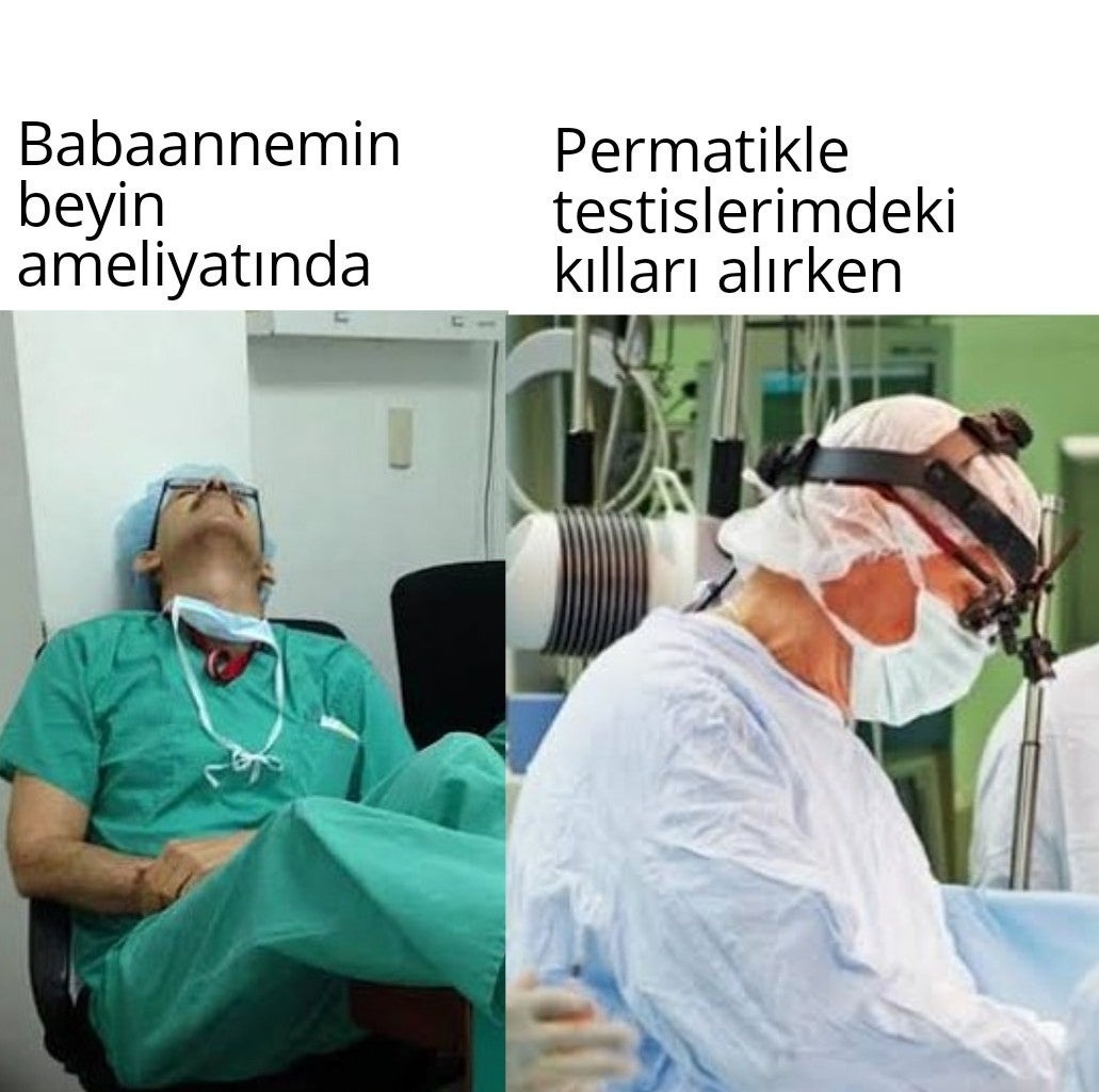 Babaannemin beyin...