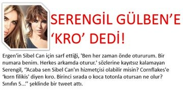 Seren Serengil, Gülben...