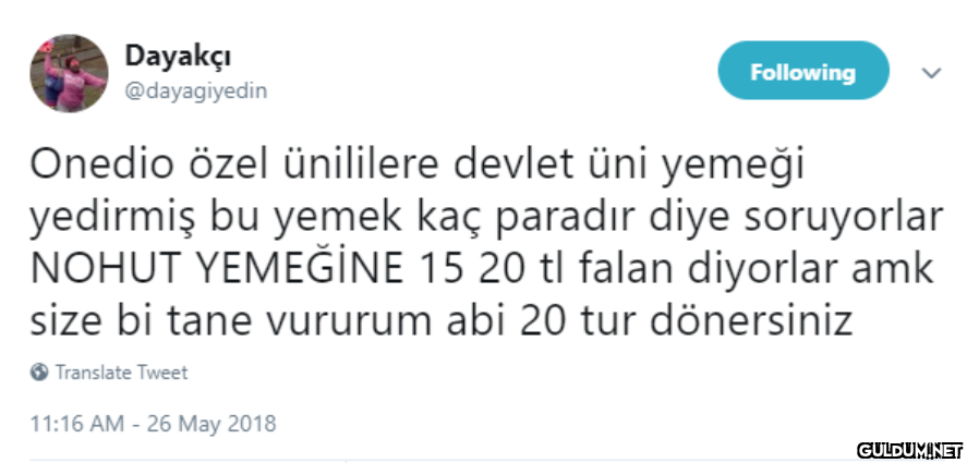 Dayakçı Following...