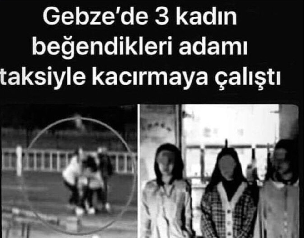 Gebze'de 3 kadın...