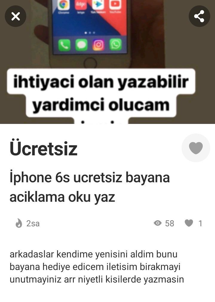 Art niyetli kişiler...