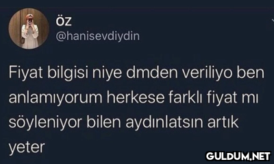 ÖZ @hanisevdiydin Fiyat...