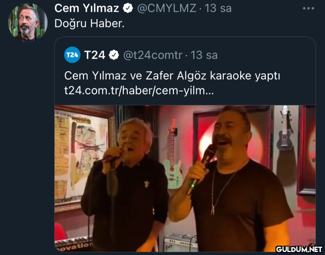 Cem Yılmaz O @CMYLMZ · 13...