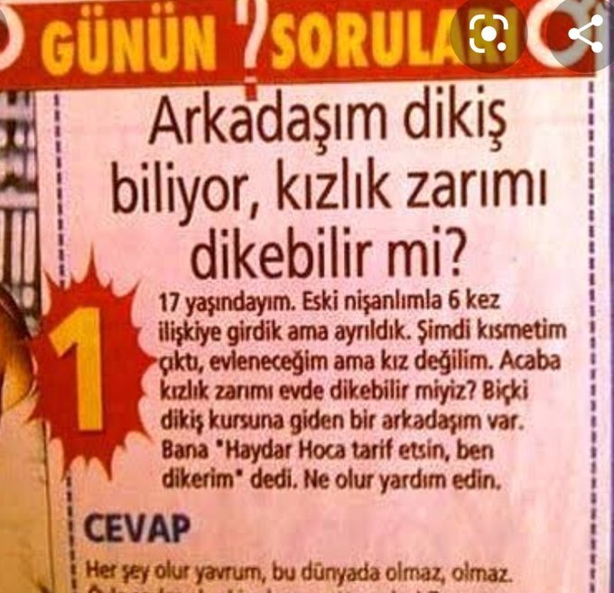 Haydar Hoca tarif etsin...