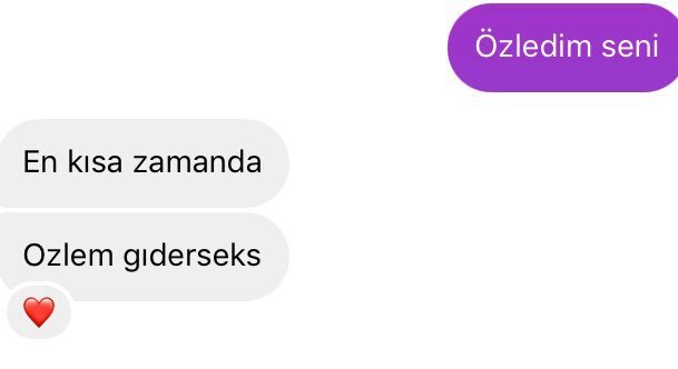 Özledim seni En kısa...