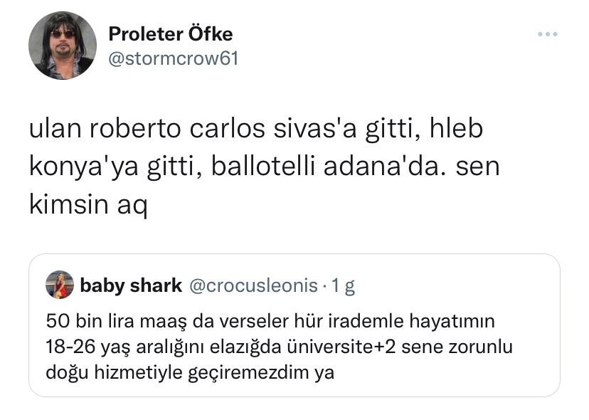 Proleter Öfke @stormcrow61...