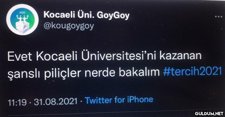 Kocaeli Üni. GoyGoy...