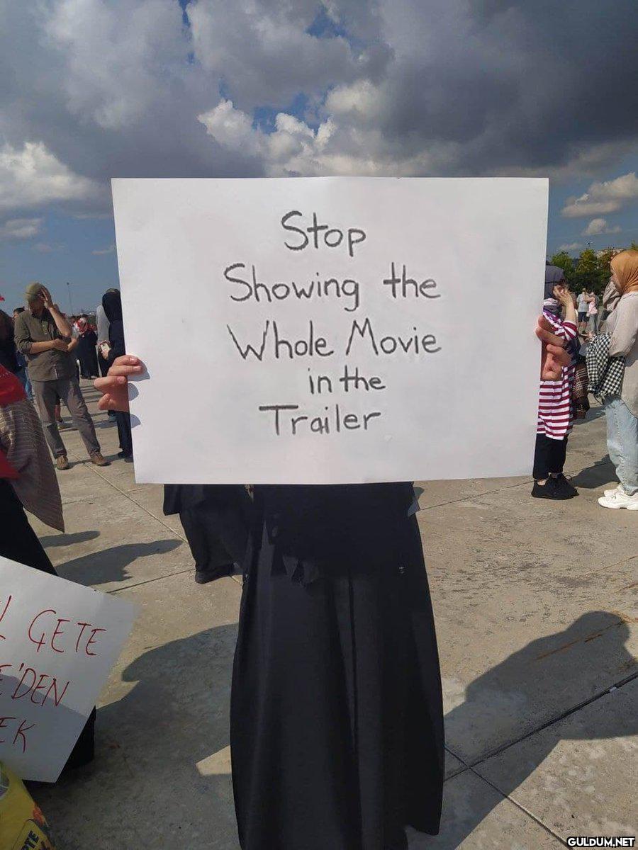 Stop Showing the Whole...