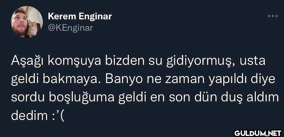 Aşağı komşuya bizden su...