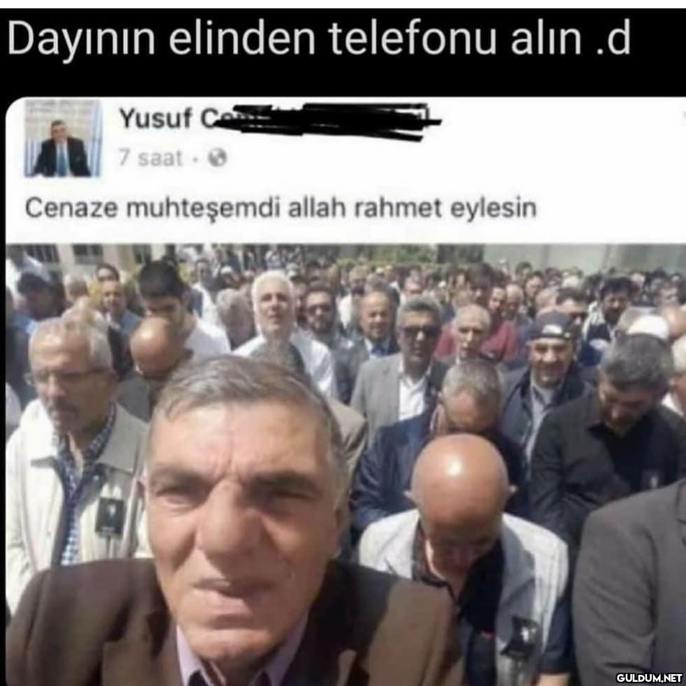 😂😂 Dayının elinden...