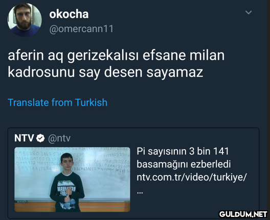 okocha @omercann11 aferin...