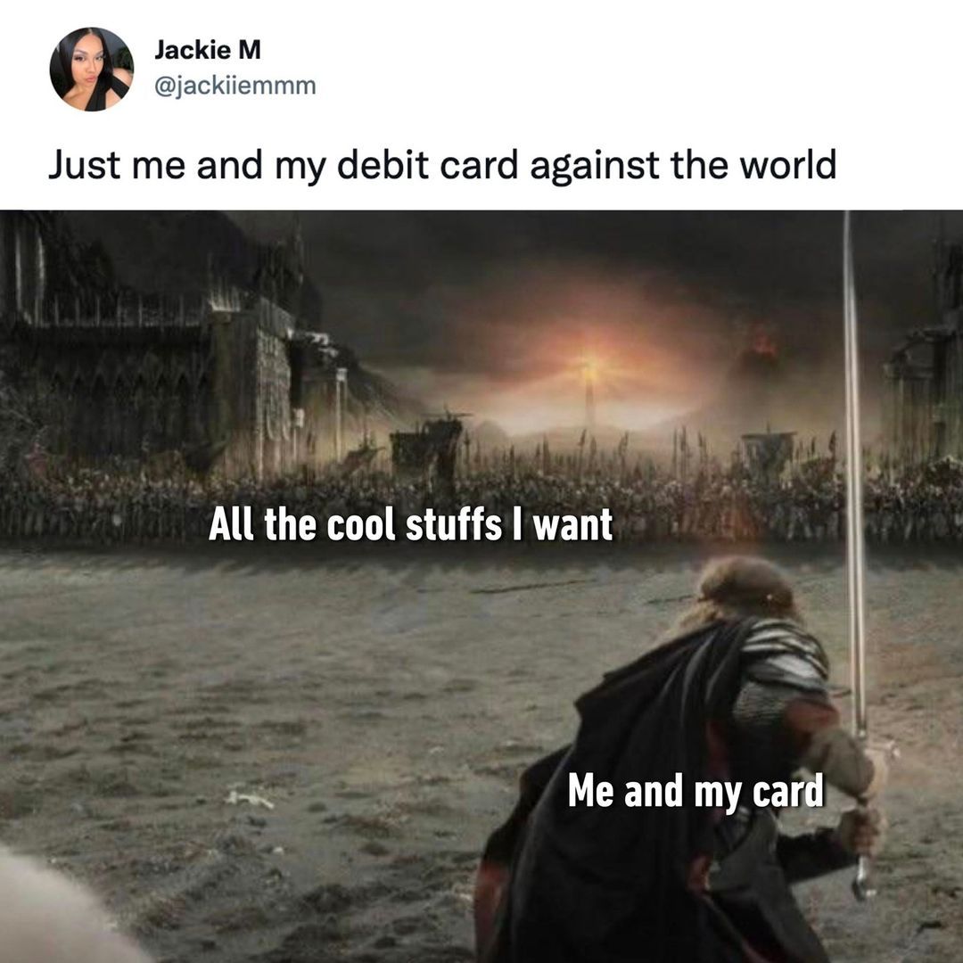 not gonna be held back by...