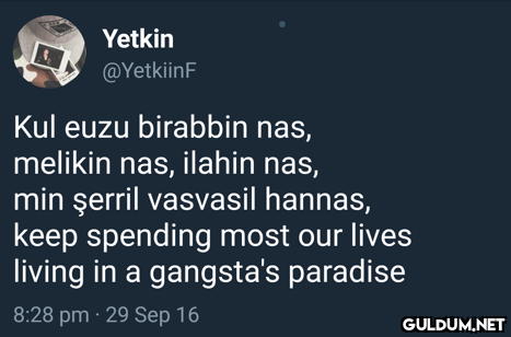 Yetkin @YetkiinF Kul euzu...