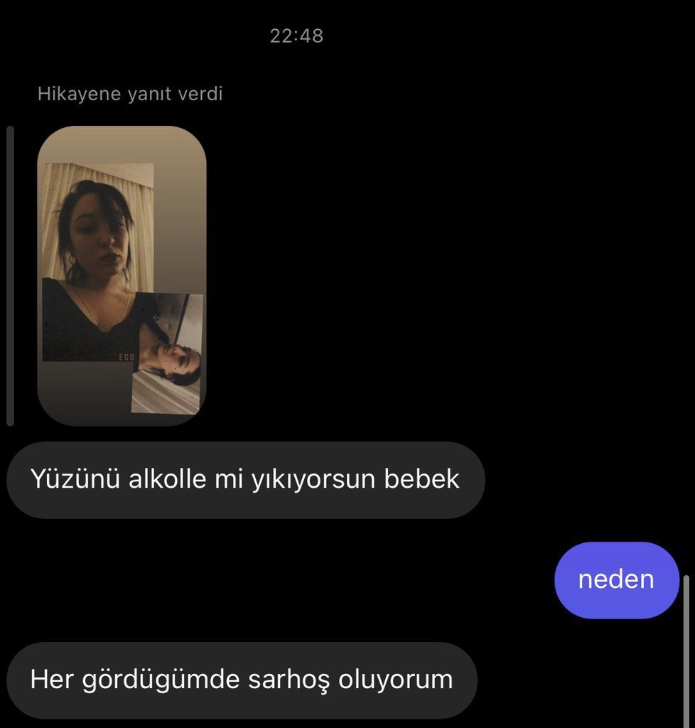 22:48 Hikayene yanıt verdi...