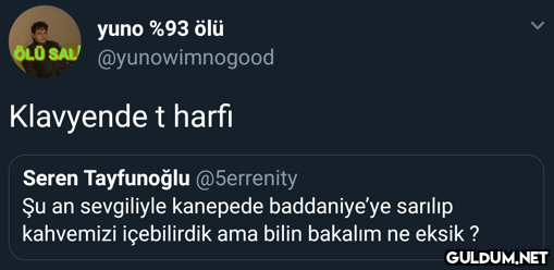 yuno � ölü OLÜ SAL...