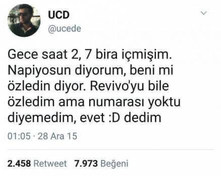 UCD @ucede Gece saat 2, 7...